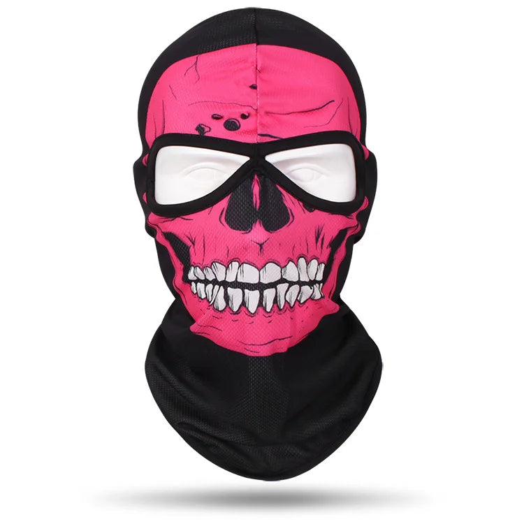 Skull Bandana Balaclava for Men & Women – Halloween Windproof Sports Scarf, Full Face Cover for Riding, Skiing, Fishing, Hiking, and More - Premium T-Shirt from Lizard Vigilante - Just $19.99! Shop now at Lizard Vigilante