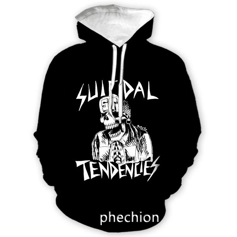 Suicidal Tendencies 3D Print Hoodie – Iconic Streetwear for Men & Women | Loose-Fit, Casual Comfort, All-Season Edge - Premium hoodie from Lizard Vigilante - Just $48.88! Shop now at Lizard Vigilante