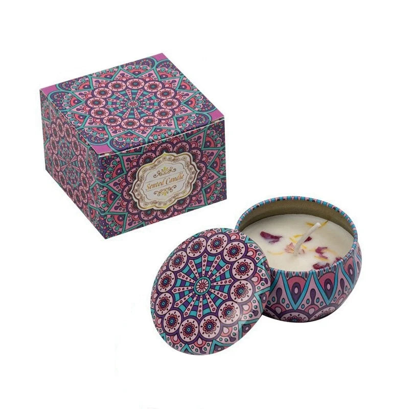 Scented Candle Handmade Natural Soy Aromatherapy Fragrance Birthday/New Year/Teacher Day/Christmas/Party Mother's Day Gift