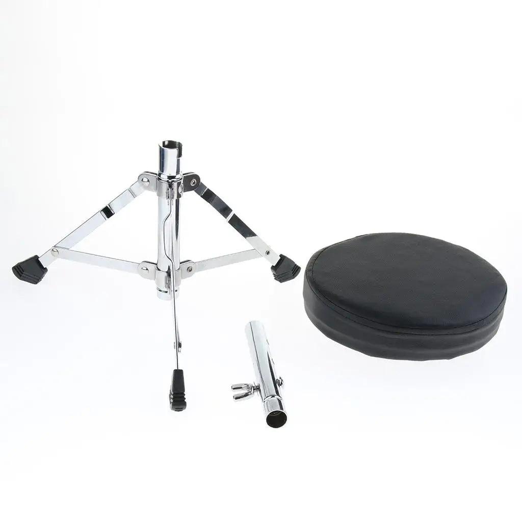 Adjustable Metal Padded Drum Stool Stand Chair for Guitar Piano Drummer Playing - Lizard Vigilante