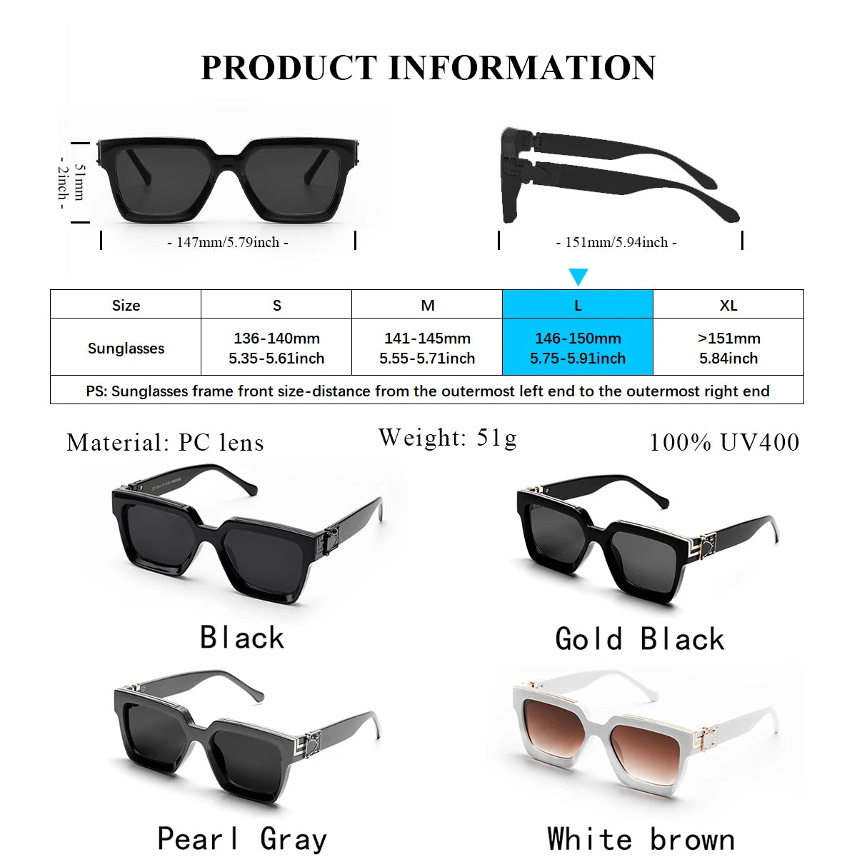 Ruiao Retro Black Millionaire Shades | Bold Designer Sunglasses for Men & Women - Premium shades from Lizard Vigilante - Just $23.88! Shop now at Lizard Vigilante