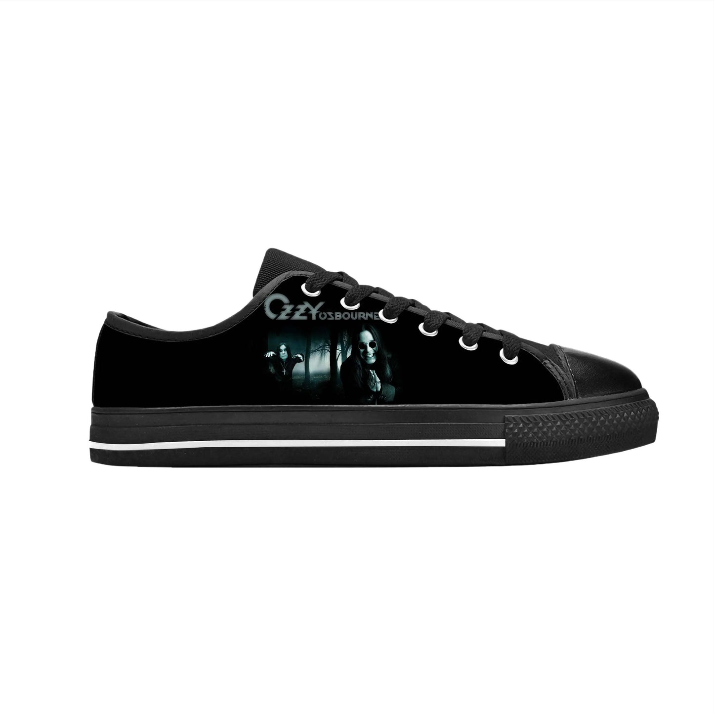 Unleash Your Inner Rock Star: Ozzy Osbourne 3D Print Casual Sneakers - Premium Shoes from Lizard Vigilante - Just $39.99! Shop now at Lizard Vigilante