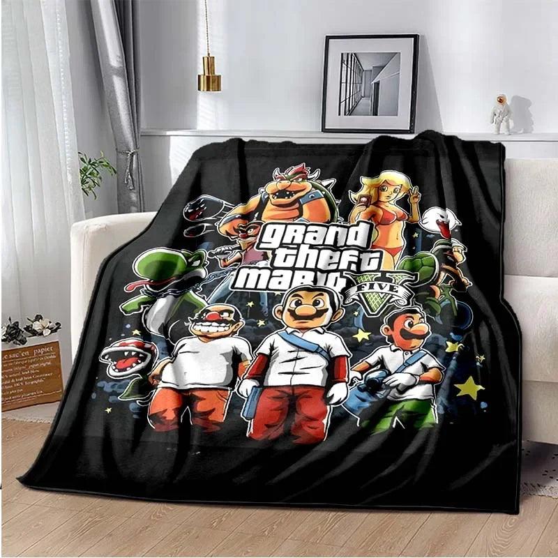 GTA 5 Grand Theft Auto Blanket, Lightweight Warm Insulation Sofa Bed Office Car Knee Pads Blankets - Premium blanket from Lizard Vigilante - Just $20.99! Shop now at Lizard Vigilante