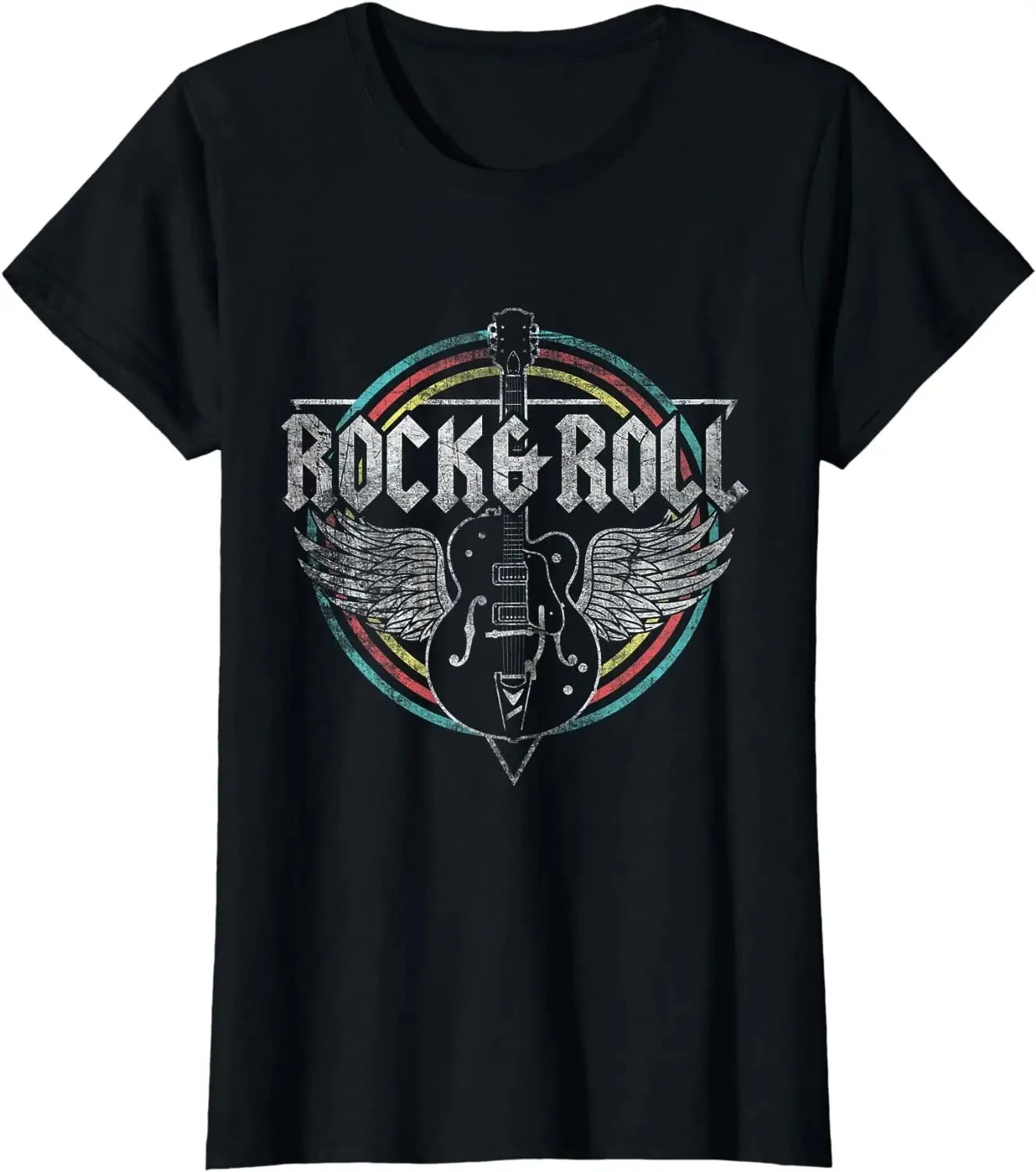 2024 Rock 'n' Roll Rebel Women's Graphic T-Shirt – Iconic Style Meets Summer Casual Vibes - Premium T-shirt from Lizard Vigilante - Just $23.88! Shop now at Lizard Vigilante