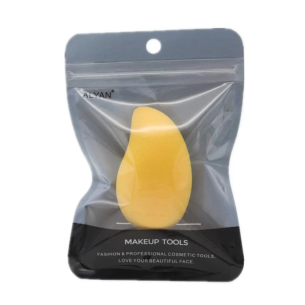 Women Foundation Powder Mango Shape Cushion Sponge Cosmetic Puff Beauty Tool Makeup Egg