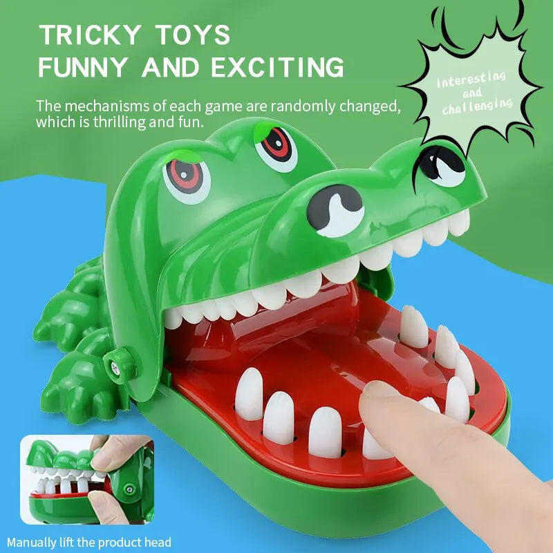 Crocodile Dentist Game for Kids – Alligator Biting Finger Toy, Fun Interactive Party Prank Game for Children & Adults - Premium game from Lizard Vigilante - Just $18.88! Shop now at Lizard Vigilante