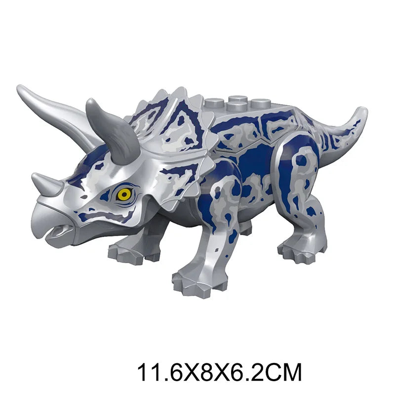 Dinosaurs Figures Bricks Building Blocks Velociraptor Jurassic Dino World Large T-Rex Triceratops Indominus Rex Toys For Kids - Premium toys from Lizard Vigilante - Just $1.99! Shop now at Lizard Vigilante