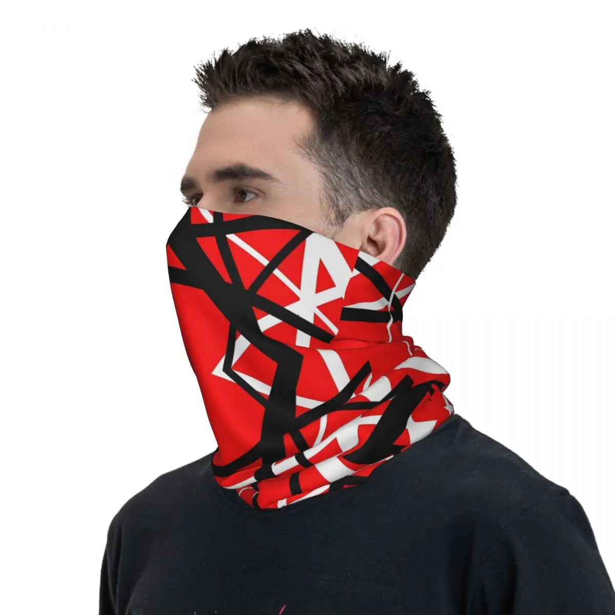 Syntecso Van Halen Fashion Balaclava: Versatile Multi-Functional Scarf - Premium scarf from Lizard Vigilante - Just $17.88! Shop now at Lizard Vigilante