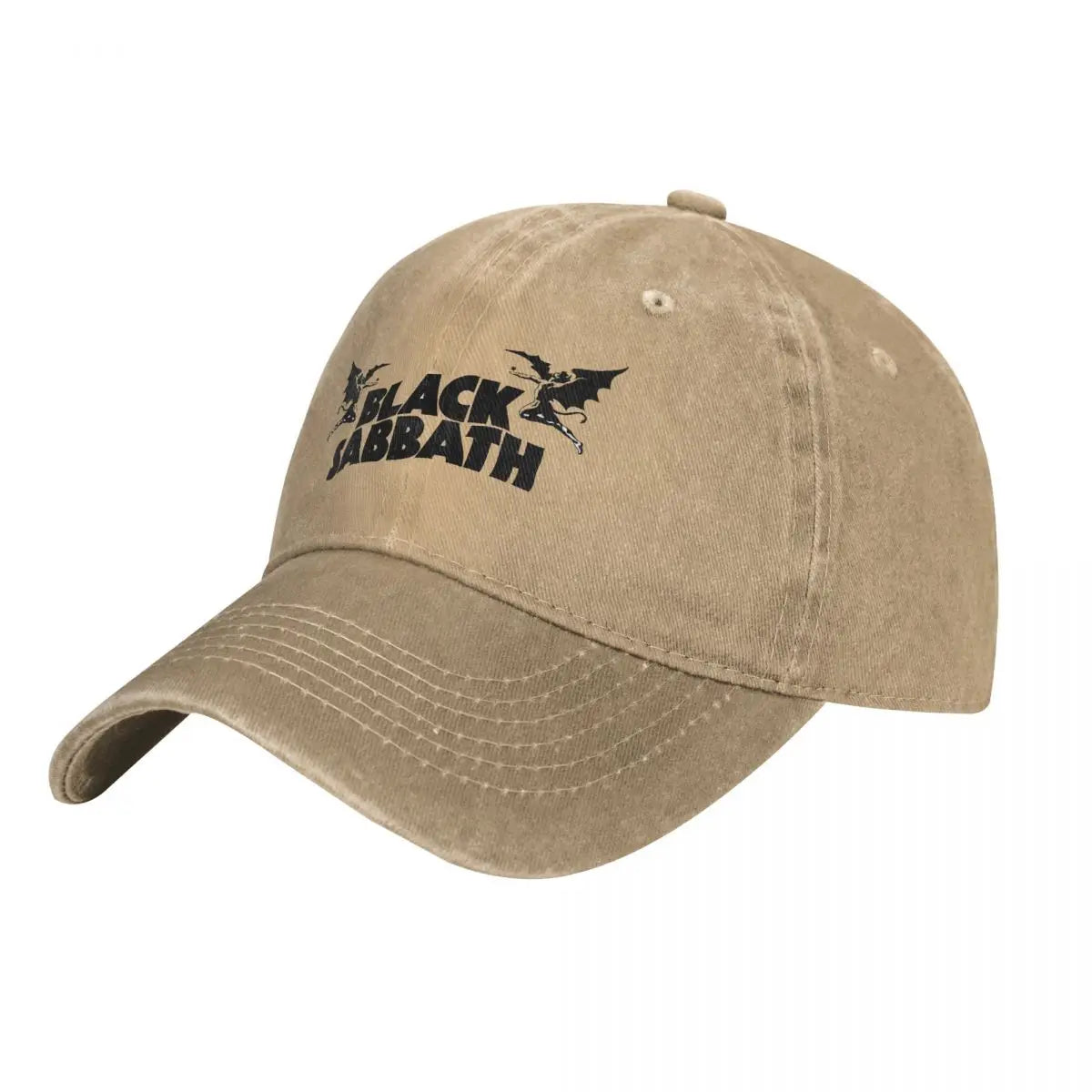 Black Sabbaths Baseball Cap Music Band Rock Breathable Washed Trucker Hat Men Fashion Casual Washed Baseball Caps - Lizard Vigilante