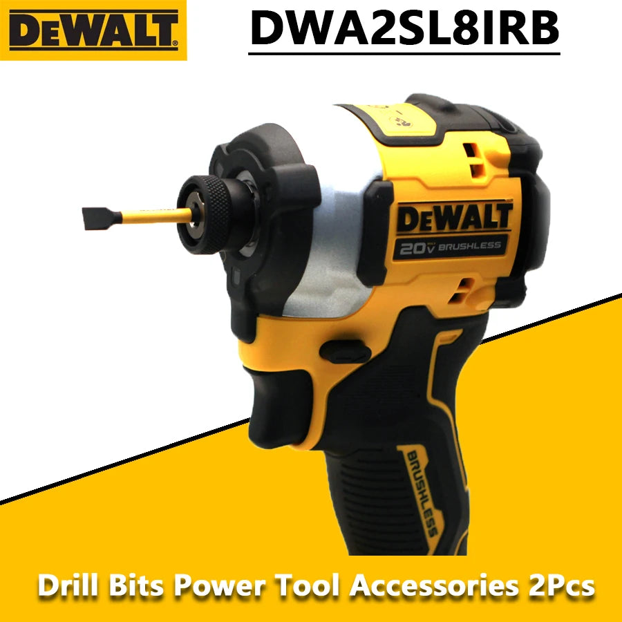 DEWALT 2PC IMPACT READY Slotted Power Bits – S2 Steel 8-10 Tips with 1/4” Hex Shank, Precision-Driven for Industrial & DIY Power Tool Enthusiasts - Premium  from Lizard Vigilante - Just $9.99! Shop now at Lizard Vigilante