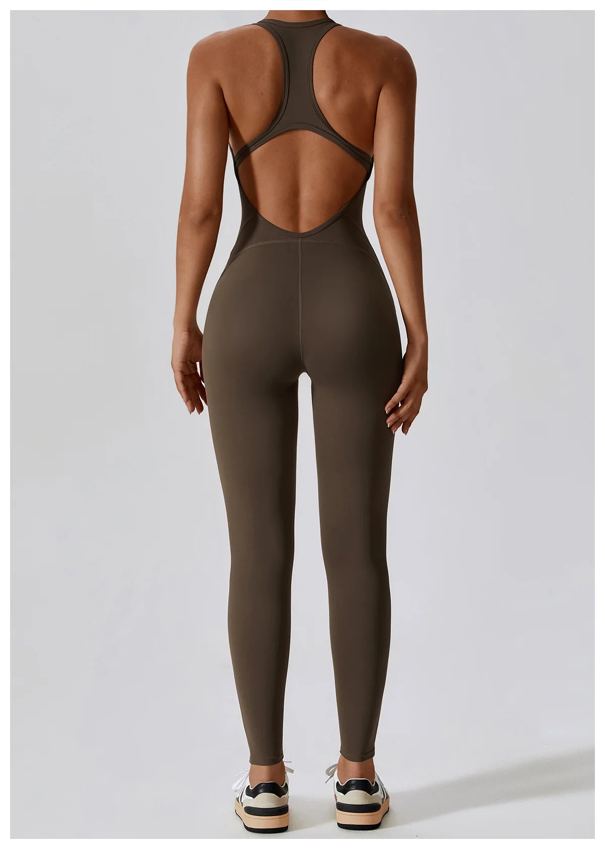 Seamless Yoga Jumpsuit - All-in-One Workout Outfit for Women - Premium bodysuit from Lizard Vigilante - Just $38.88! Shop now at Lizard Vigilante