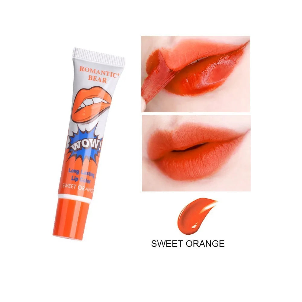 Gemerry 6 Colors Peel Off Lipstick Magic Sexy Makeup Long Lasting Lip Gloss Beauty Waterproof Lip Stick Women Cosmetic