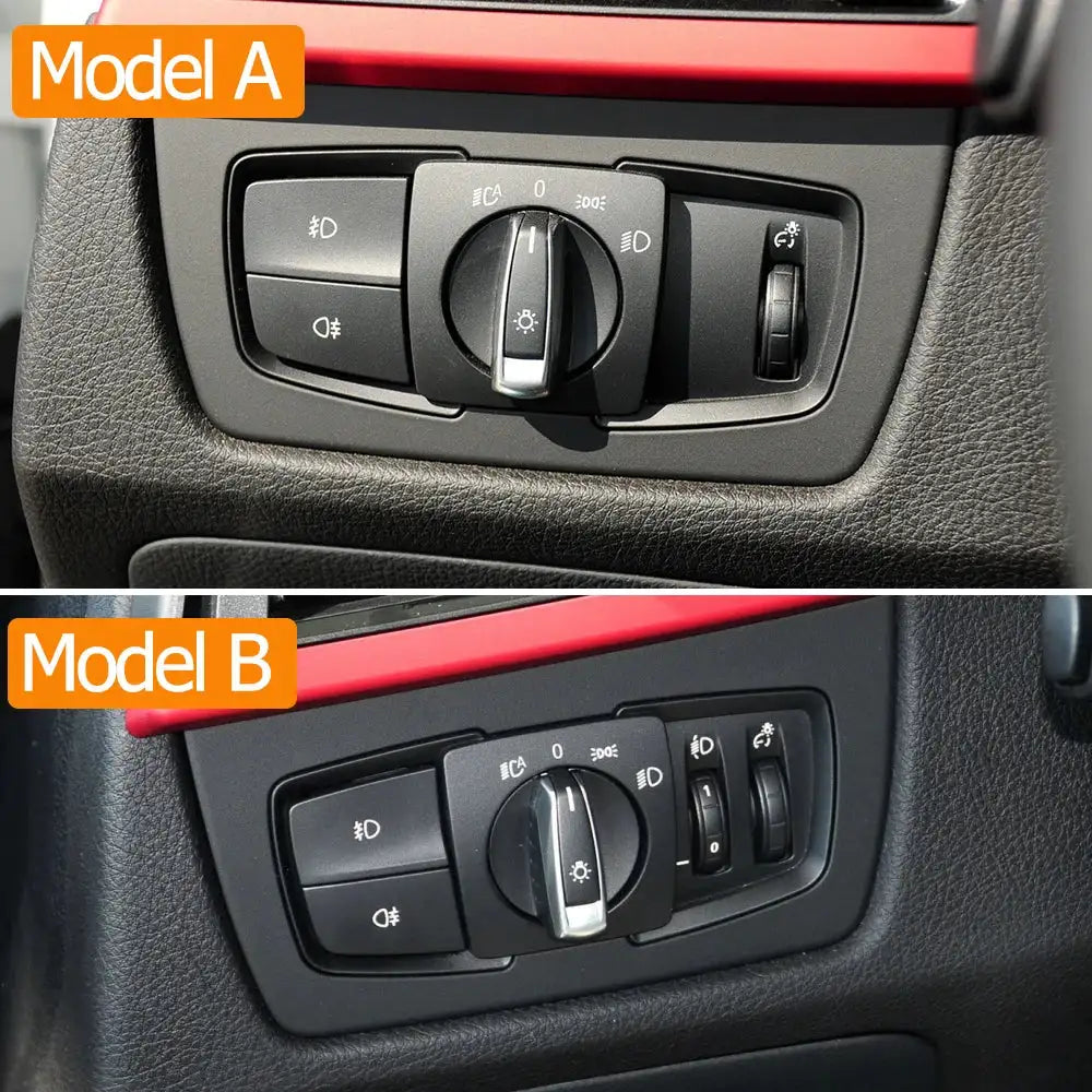 Dashboard Headlamp Headlight Switch Rotary Button Cover Panel Replacement For BMW 1 2 3 4 Series F20 F21 F22 F23 F30 F34 F32 F36