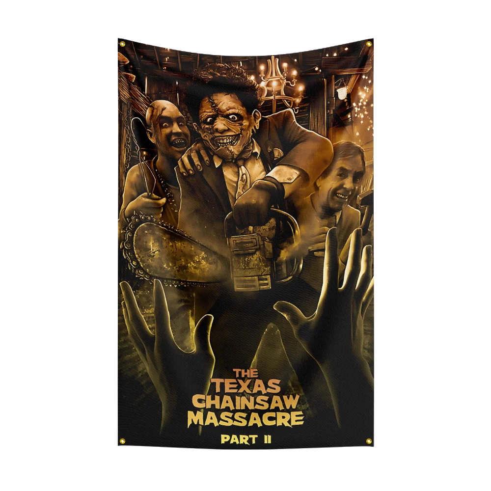 Texas Chainsaw Massacre Flag - 3x5 Ft Classic Horror Movie Banner, Halloween Wall Decor, Polyester Hanging Poster - Premium flag from Lizard Vigilante - Just $15.99! Shop now at Lizard Vigilante