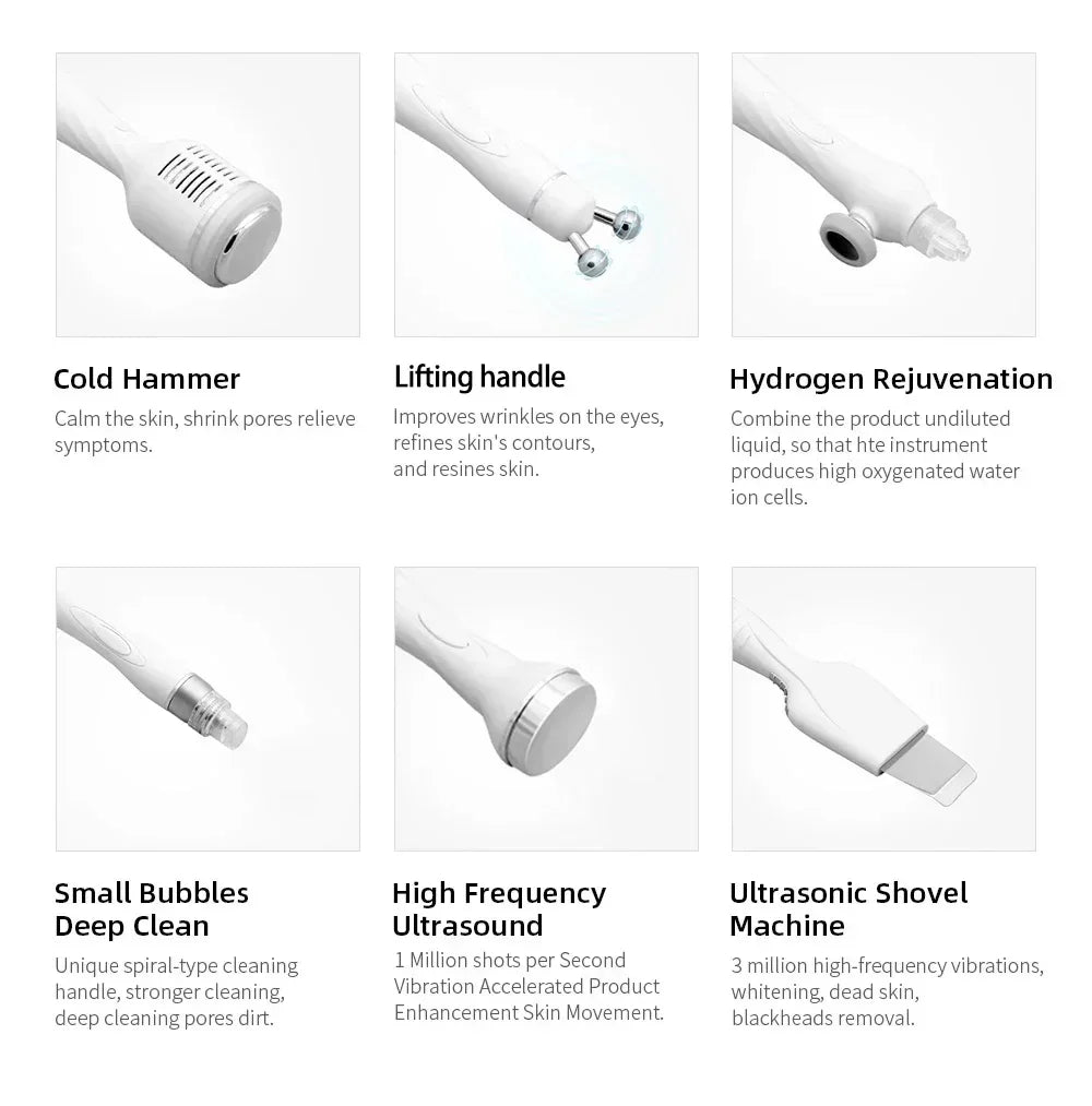 ⚡ Skin Detox Revolution: Missheart Pro-Hydra Facial Deep Cleaning Machine ⚡