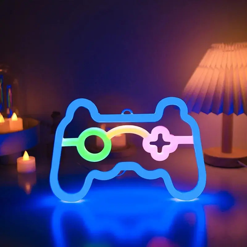 USB Or Battery Powered Gaming Neon Sign Table Lamp, Gaming LED - Premium neon sign from Lizard Vigilante - Just $33.88! Shop now at Lizard Vigilante