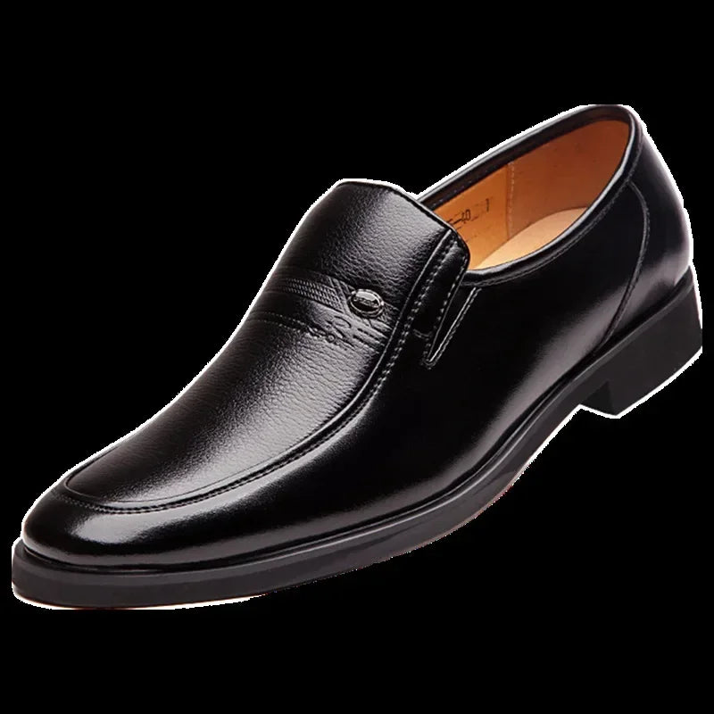 COZOK Men's Leather Slip-On Loafers - Luxury Formal Shoes for Men, Breathable Driving Moccasins, Size 38-44 - Premium shoes from Lizard Vigilante - Just $58.88! Shop now at Lizard Vigilante