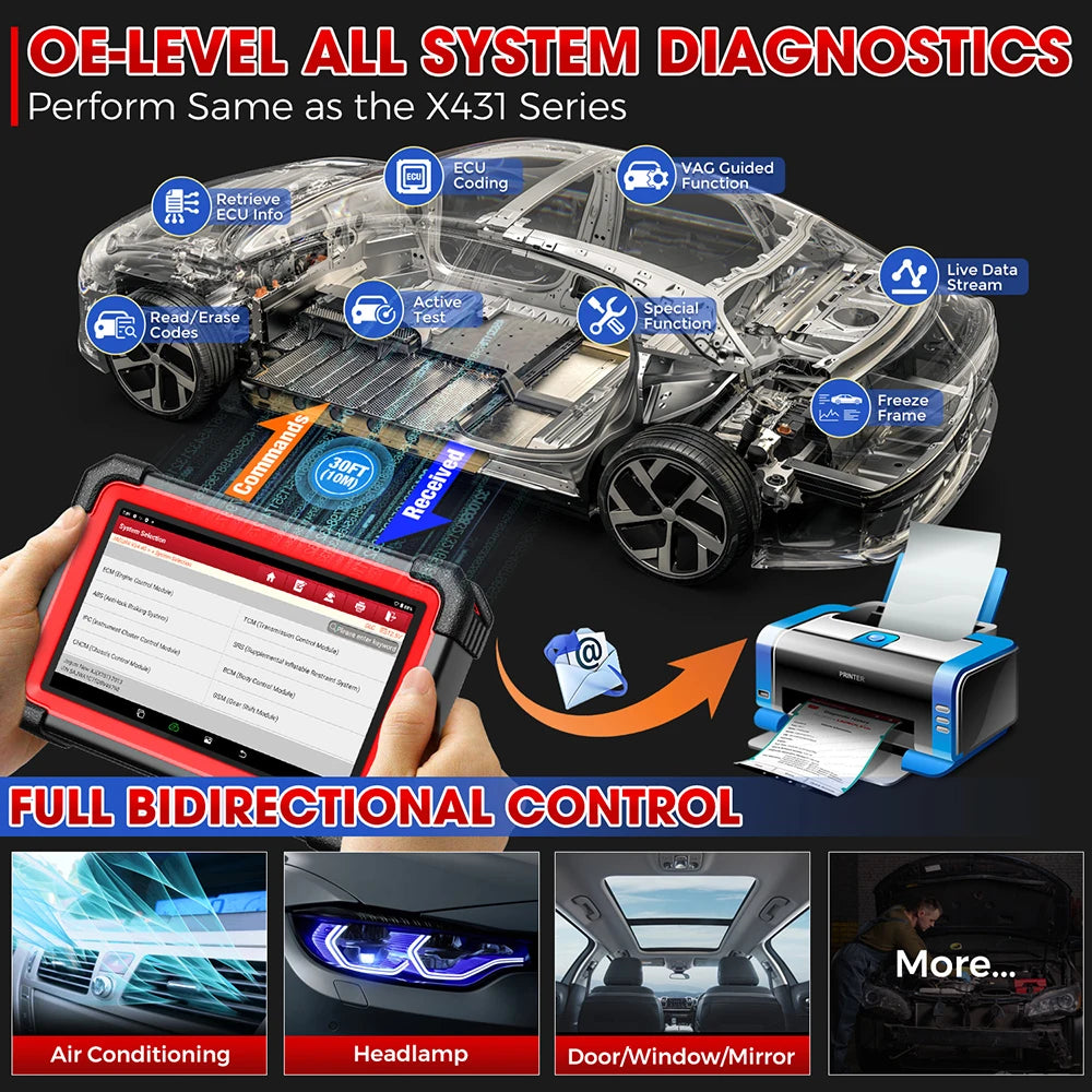 2024 LAUNCH X431 CRP919E BT Car Diagnostic Tool – The Ultimate OBD2 Scanner! - Premium Diagnostic tool from Lizard Vigilante - Just $845.99! Shop now at Lizard Vigilante