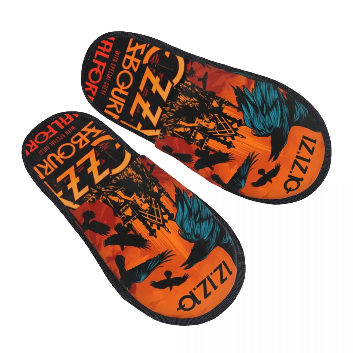 Custom Ozzy Osbourne British Rock Heavy Metal Singer Comfy Scuff With Memory Foam Slippers Women Spa House Shoes - Premium  from Lizard Vigilante - Just $4.99! Shop now at Lizard Vigilante