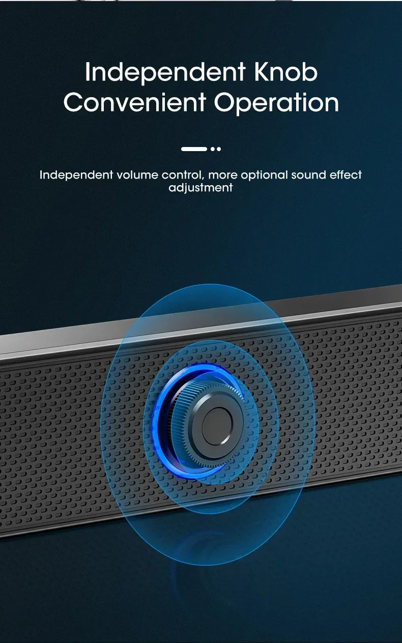 Computer Desktop High-quality Bluetooth Wired Dual-purpose High-volume Microphone Two-in-one Speaker Home Surround Audio System