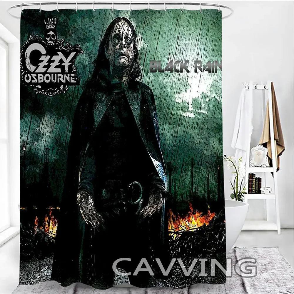 Headbang in the Bathroom: Ozzy Osbourne 3D Shower Curtain Set - Premium shower curtain from Lizard Vigilante - Just $34.99! Shop now at Lizard Vigilante