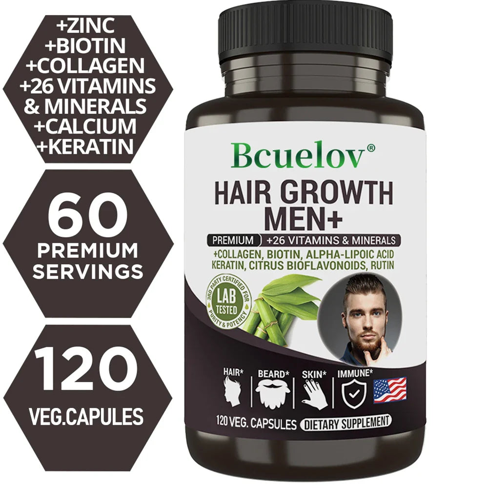 Men's Multivitamin Supplement - Supports Men's Multivitamin with Vitamins A, C, D, E & B12, Zinc, Calcium, Magnesium and More