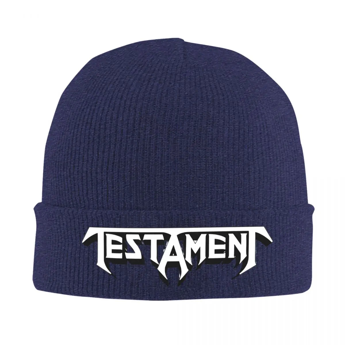 Testament Band Beanie Hat - Heavy Metal Skull Knitting Hat, Winter Warm Beanie for Men and Women - Premium  from Lizard Vigilante - Just $19.88! Shop now at Lizard Vigilante