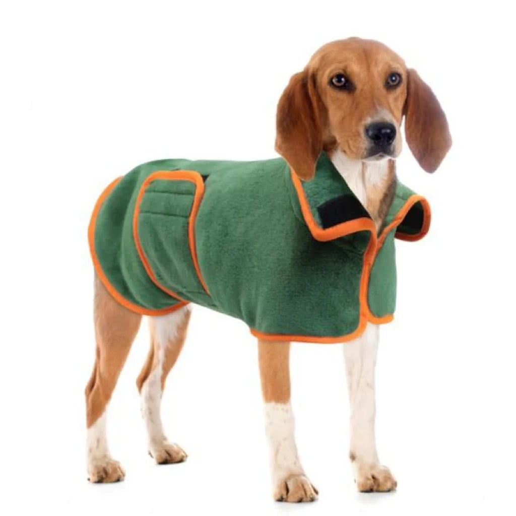 Pet Bathrobe – Fast Drying Microfiber Grooming Coat for Dogs | Absorbent, Soft, and Adjustable Towel for Small, Medium, and Large Dogs - Premium pet towel from Lizard Vigilante - Just $19.99! Shop now at Lizard Vigilante