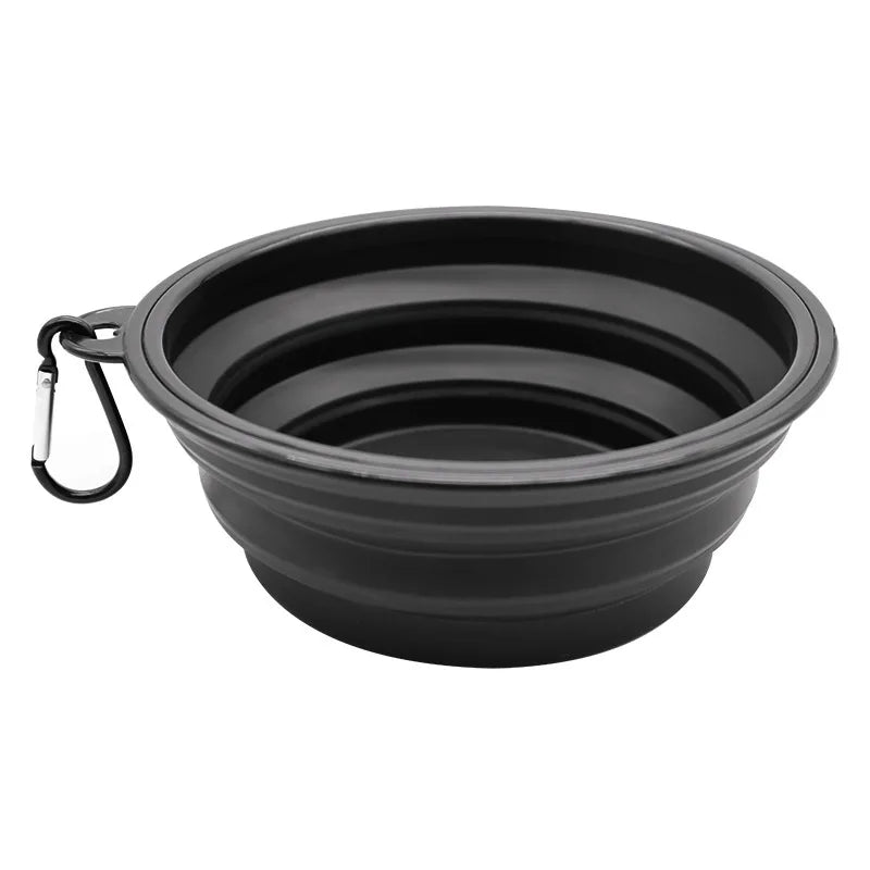 Pet Folding Silicone Bowl Collapsible Dog Food Bowl Water Large Outdoor Pet Travel Bowl Portable Puppy Food Container Feeder - Premium pet supplies from Lizard Vigilante - Just $9.99! Shop now at Lizard Vigilante