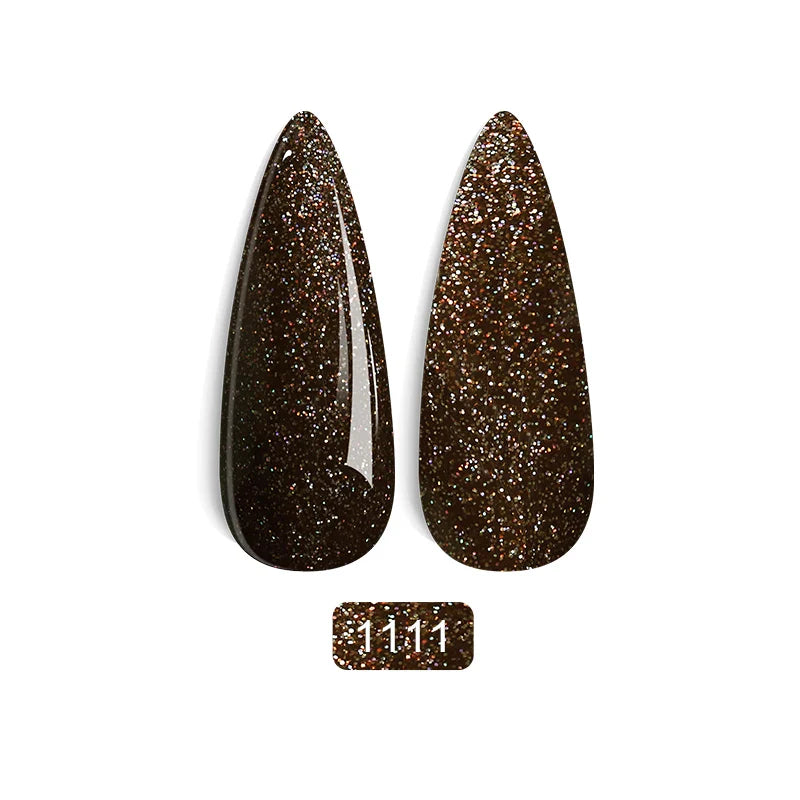 Rainbow Ghini Ultra Shiny Glitter Gel Nail Polish Semi-permanent Gellack UV Varnish Gold Silver Metal Gel Nail Art Wholesale Top