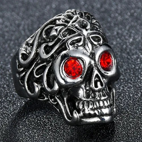 Predator Pulse Skull Ring – Gothic Biker Armor for the Apocalypse-Loving Elite