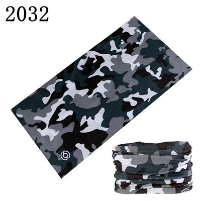 Camouflage Seamless Magic Bandana Buffs Neck Gaiter Paisley Headband Cycling Fishing Tube Face Shield Men Women Scarf Mask Cap - Premium neck gaiter from Lizard Vigilante - Just $5.99! Shop now at Lizard Vigilante