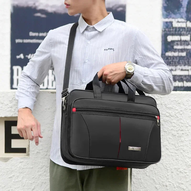 High-Capacity Briefcase Travel Laptop Protection Business Document Information Storage Bags Weekend Organizer Handbag Accessories - Premium Briefcases from Lizard Vigilante - Just $26.99! Shop now at Lizard Vigilante