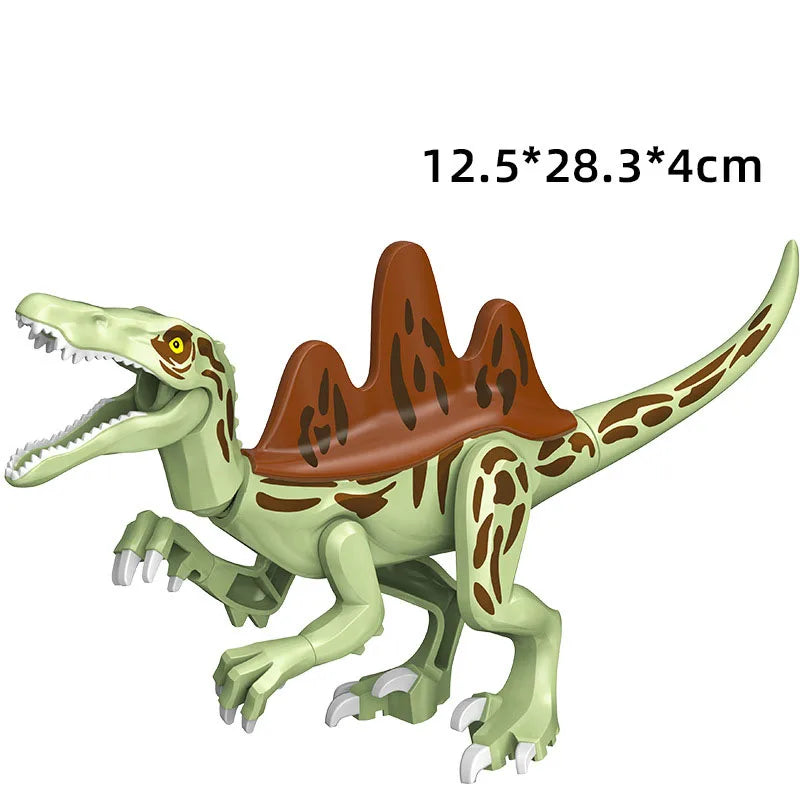 Dinosaurs Figures Bricks Building Blocks Velociraptor Jurassic Dino World Large T-Rex Triceratops Indominus Rex Toys For Kids - Premium toys from Lizard Vigilante - Just $1.99! Shop now at Lizard Vigilante