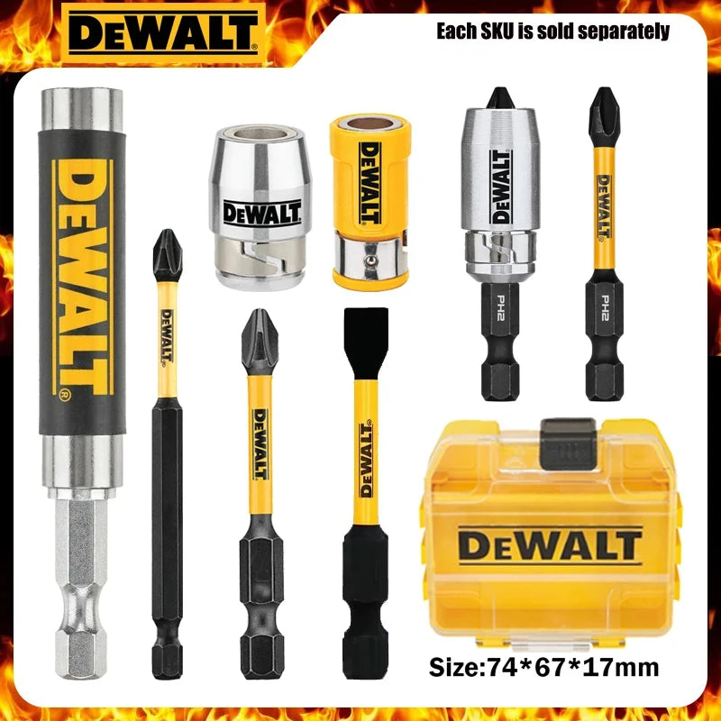 Dewalt Hex Havoc Pro Bit Kit – PH2, SL8, HSS precision drivers with hex extension & mini storage vault