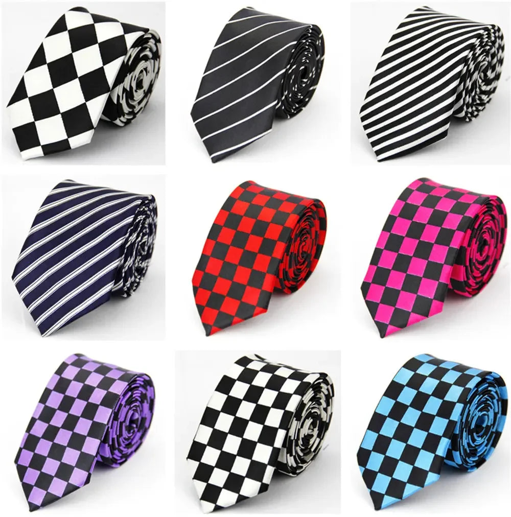 Unisex Neckties Narrow Skinny Wedding Accessories Black Blue Red Pink White Purple Piano Skull Slim 5cm/2in Neckties for Men Women - Premium Necktie from dsers - Just $18.88! Shop now at Lizard Vigilante