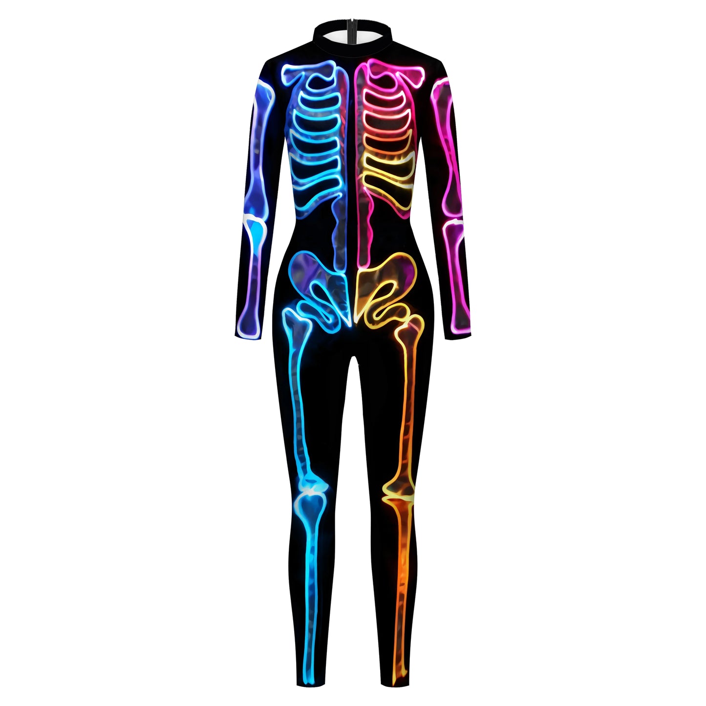 Skeleton 3D Printed Zombie Cosplay Zentai Jumpsuit – Unisex Halloween Carnival Costume Set for Adults & Children - Premium Cosplay Costumes from Lizard Vigilante - Just $24.88! Shop now at Lizard Vigilante