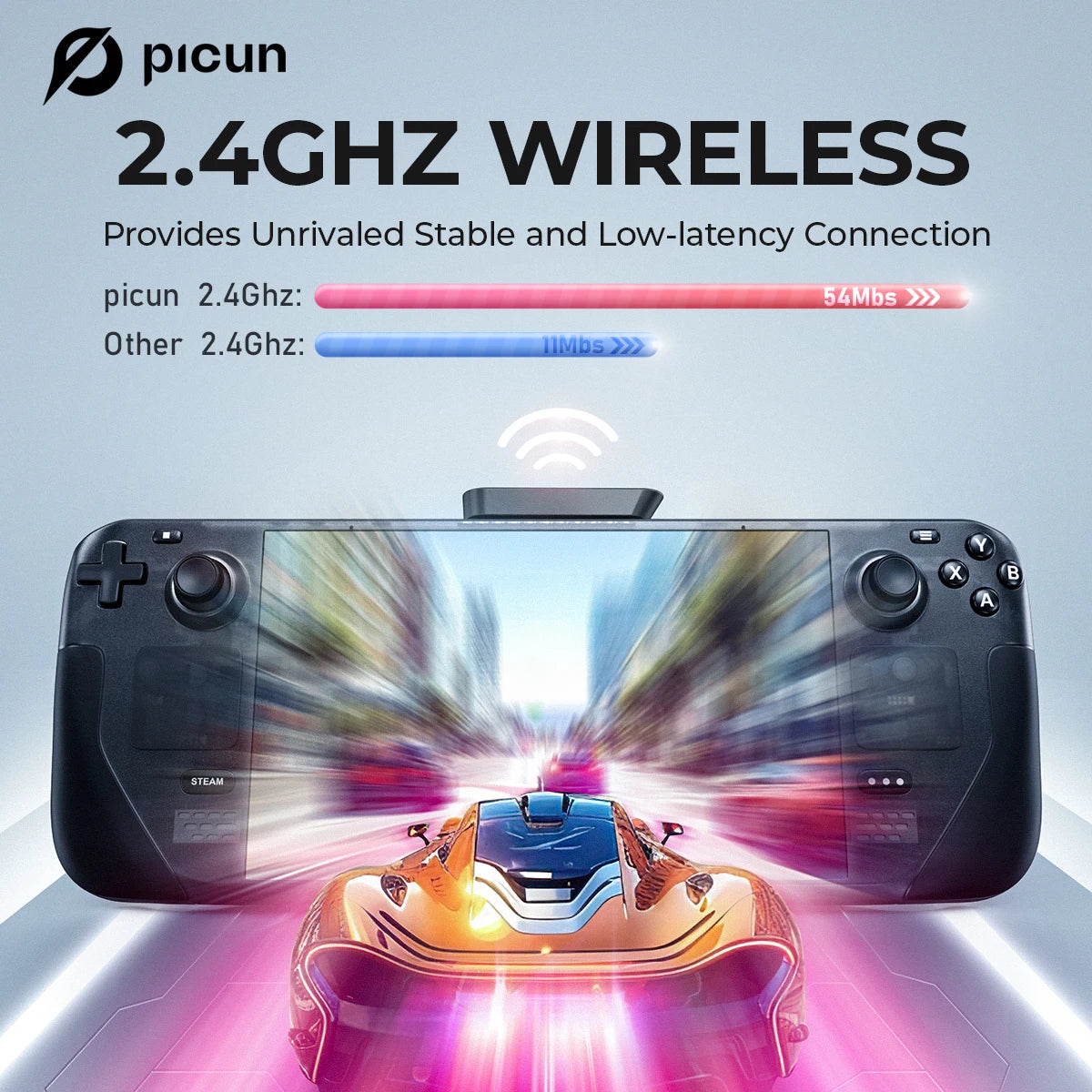 Picun G3 2.4GHz Wireless Gaming Headset - Low Latency, 3D Spatial Audio, and ENC Mic for Ultimate Gaming Experience - Premium gaming headset from Lizard Vigilante - Just $88.88! Shop now at Lizard Vigilante