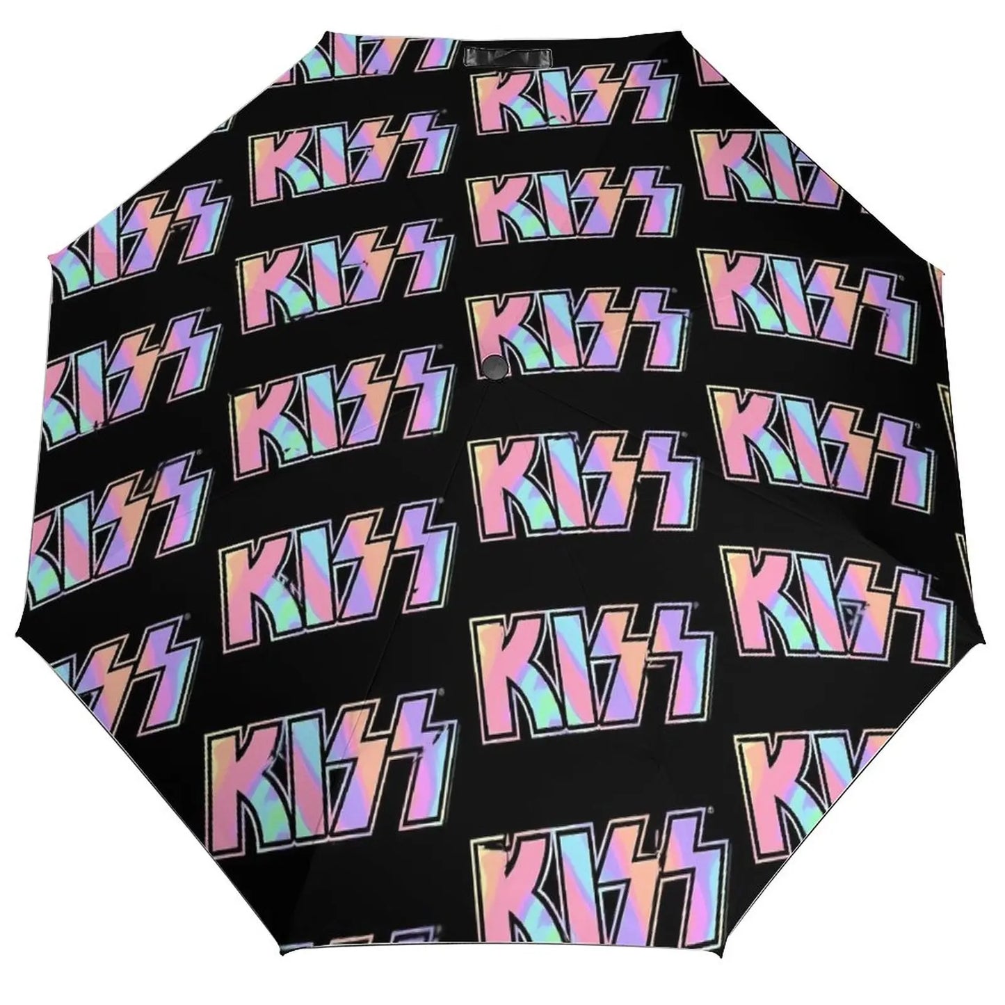 Kiss Logo Umbrella Rock Band Print Unique Windshield Sunshield Umbrella Folding Golf - Premium  from Lizard Vigilante - Just $45.99! Shop now at Lizard Vigilante