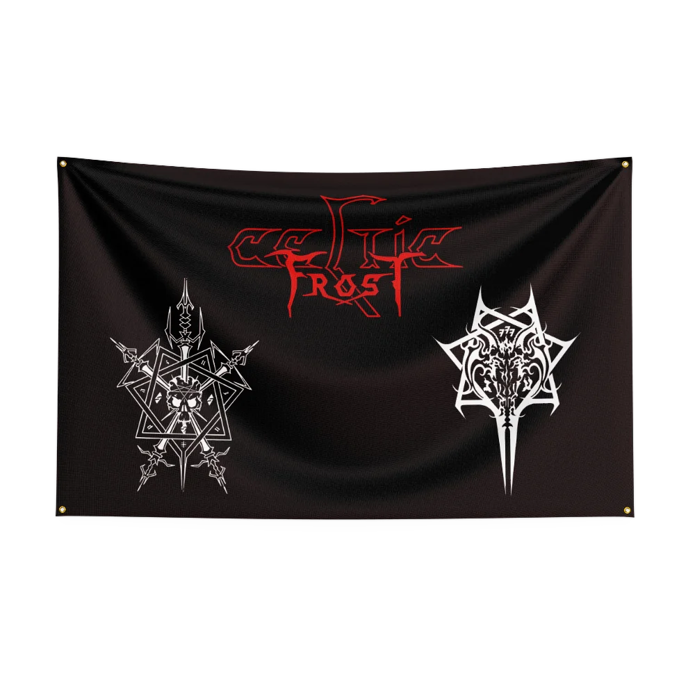 Celtic Frost Heavy Rock Band Flag – 3x5 Ft Polyester Digital Printed Banner for Bedroom, Wall Art & Outdoor Tapestry Decoration - Premium flag from Lizard Vigilante - Just $15.99! Shop now at Lizard Vigilante