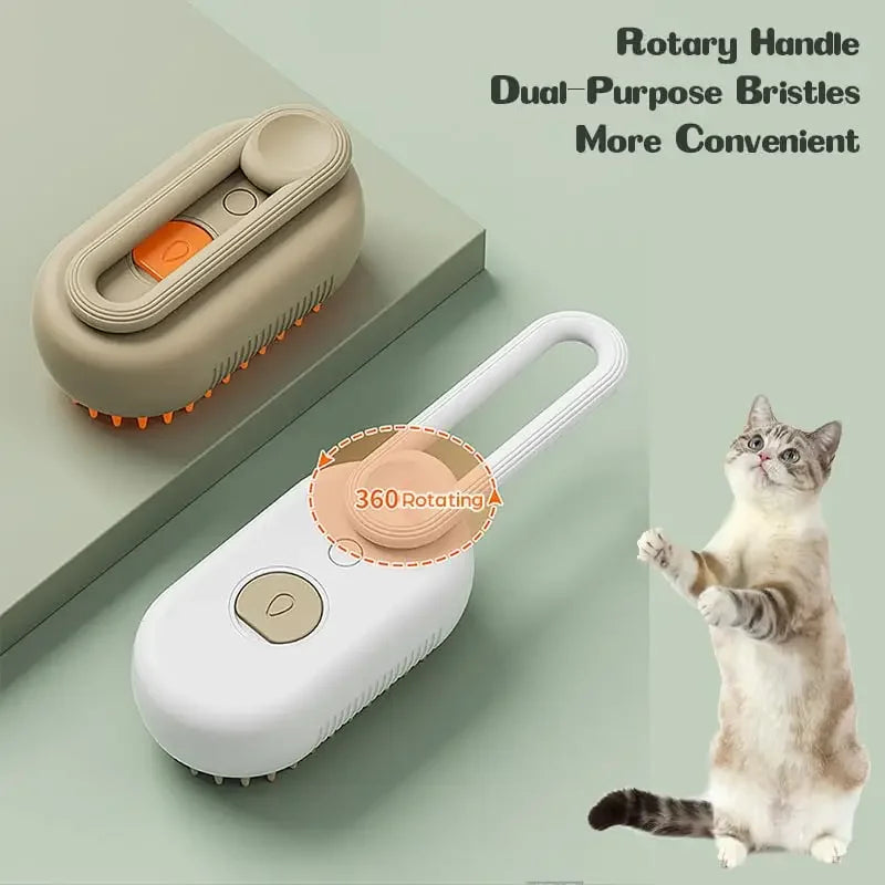 Pet Grooming Comb with Electric Water Spray Steamy Brush Massage Combs Cat Brush for Washing Brushing for Short Long Haired Pets - Premium  from Lizard Vigilante - Just $16.99! Shop now at Lizard Vigilante