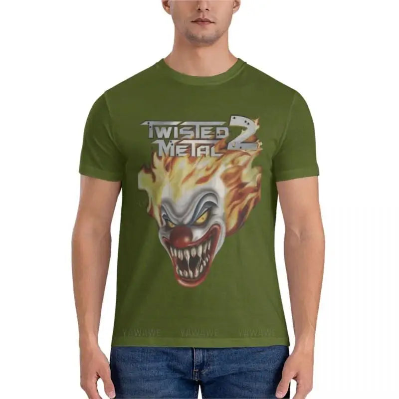 Twisted Metal 2 (1996) Classic Men's T-Shirt Oversized Tee Shirt Men Tshirts - Premium T-shirt from Lizard Vigilante - Just $23.88! Shop now at Lizard Vigilante