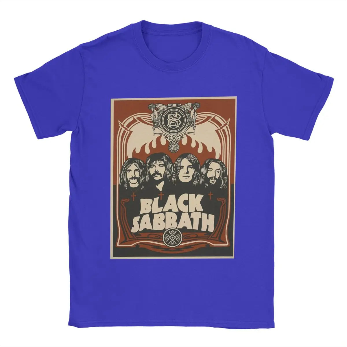 New Arrival Men Women Vintage Black Sabbaths Band Poster T Shirt Apparel Heavy Metal Pure Cotton T-shirt Clothing Novelty Tees - Premium tee from Lizard Vigilante - Just $21.99! Shop now at Lizard Vigilante