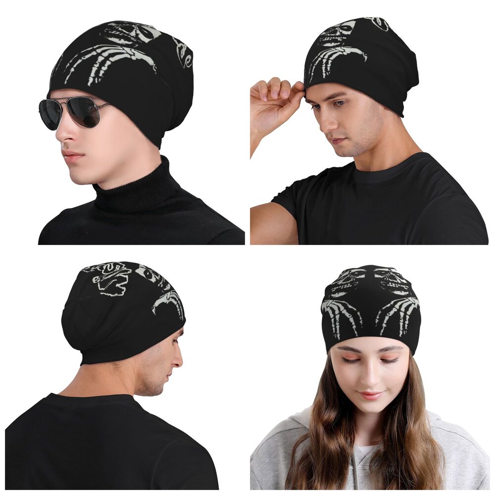 Misfits Horror Punk Rock Knit Beanie – Unisex Winter Skull Cap for Men & Women - Premium beanie from dsers - Just $19.99! Shop now at Lizard Vigilante