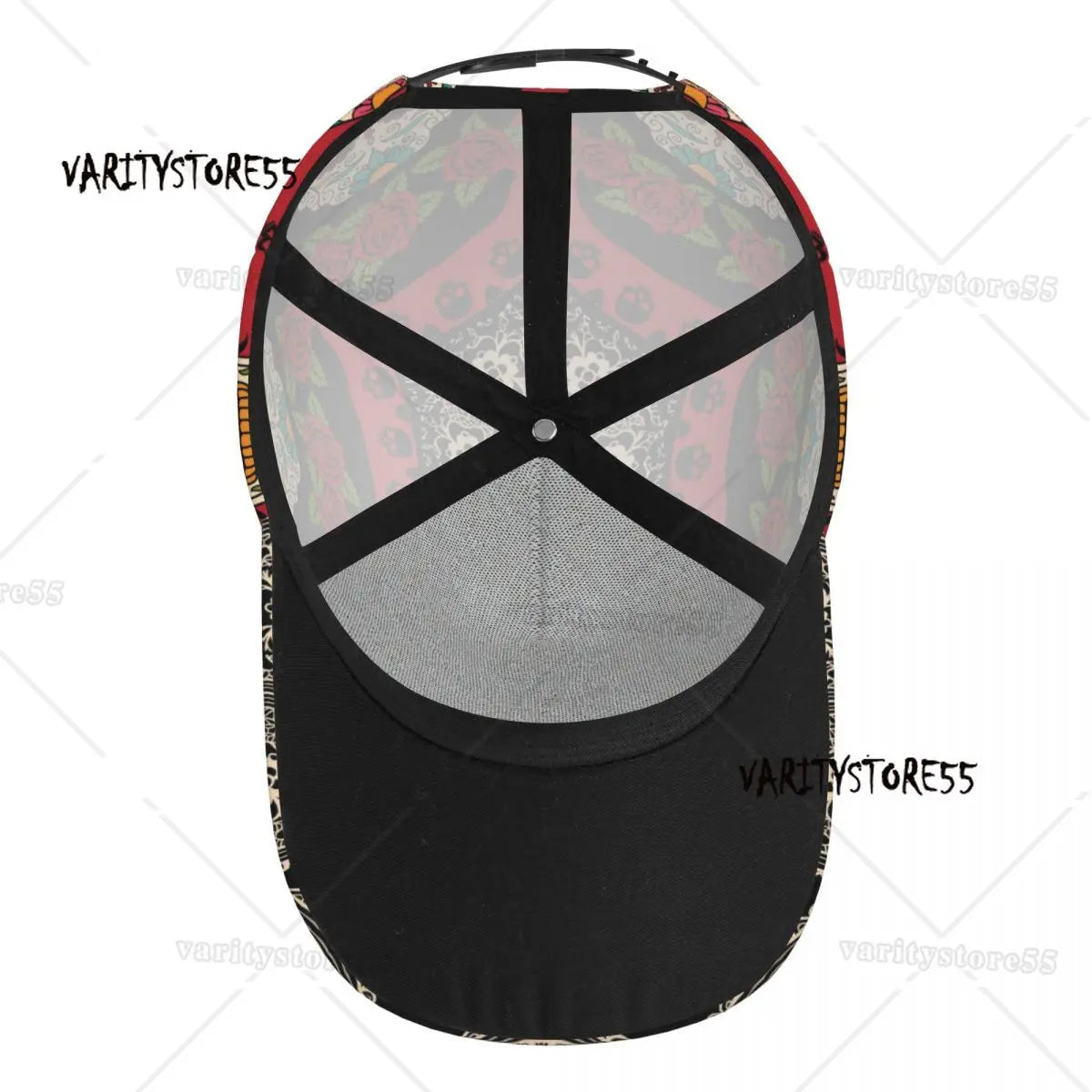 Midnight Calavera Street Riot Cap