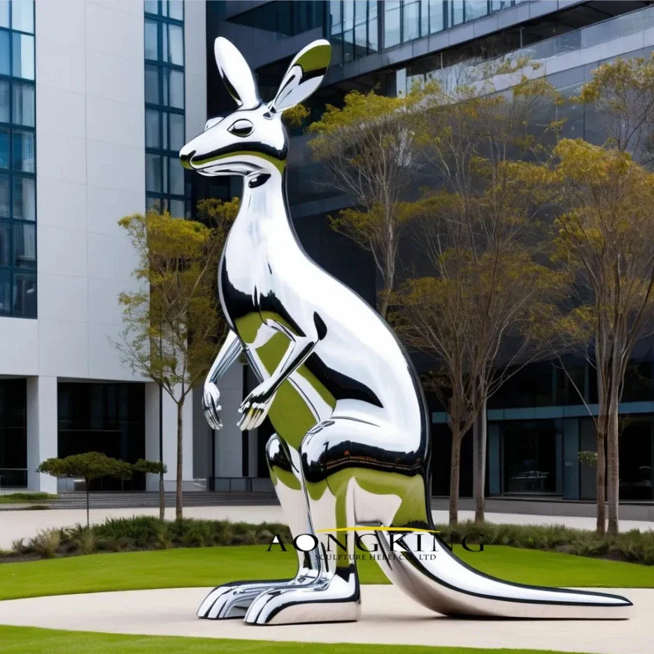 Garden Art Design large sculpture stainless steel statue hand-shaped statue