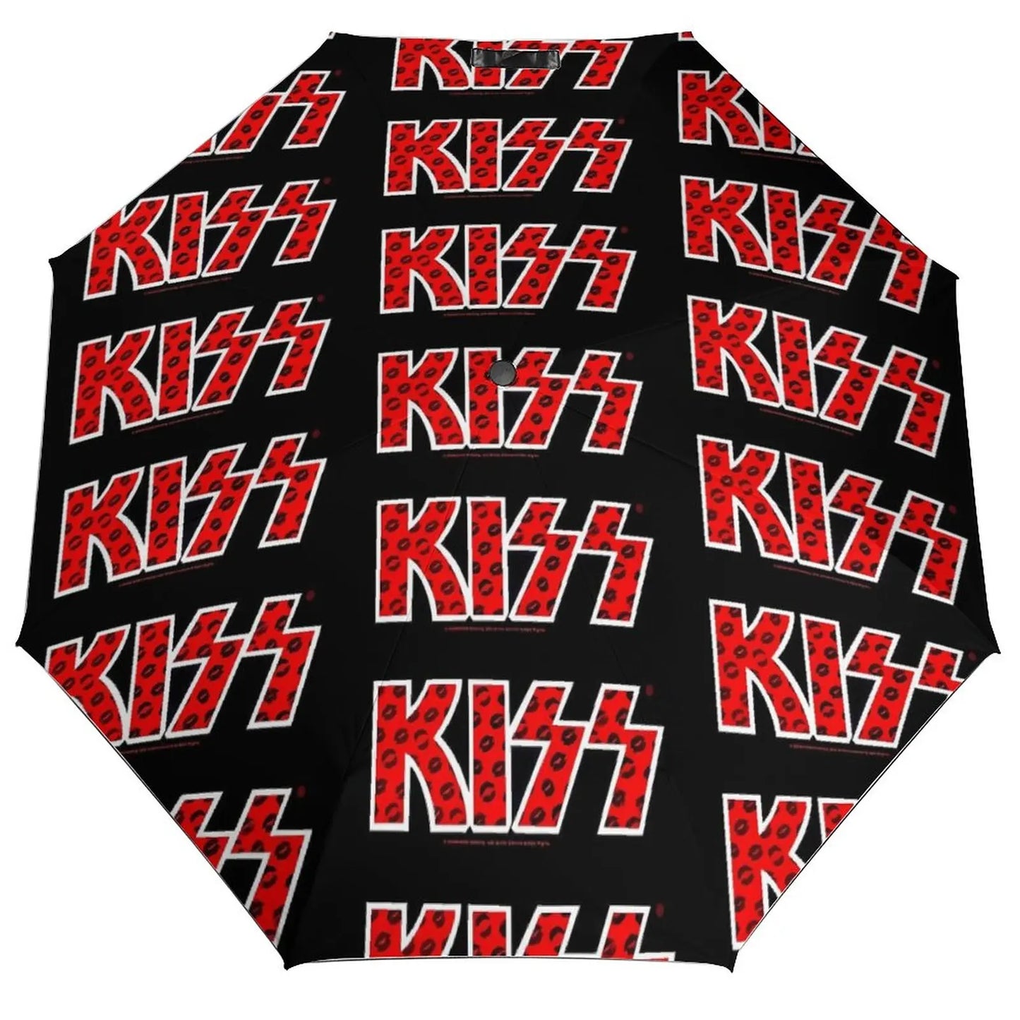 Kiss Logo Umbrella Rock Band Print Unique Windshield Sunshield Umbrella Folding Golf - Premium  from Lizard Vigilante - Just $45.99! Shop now at Lizard Vigilante