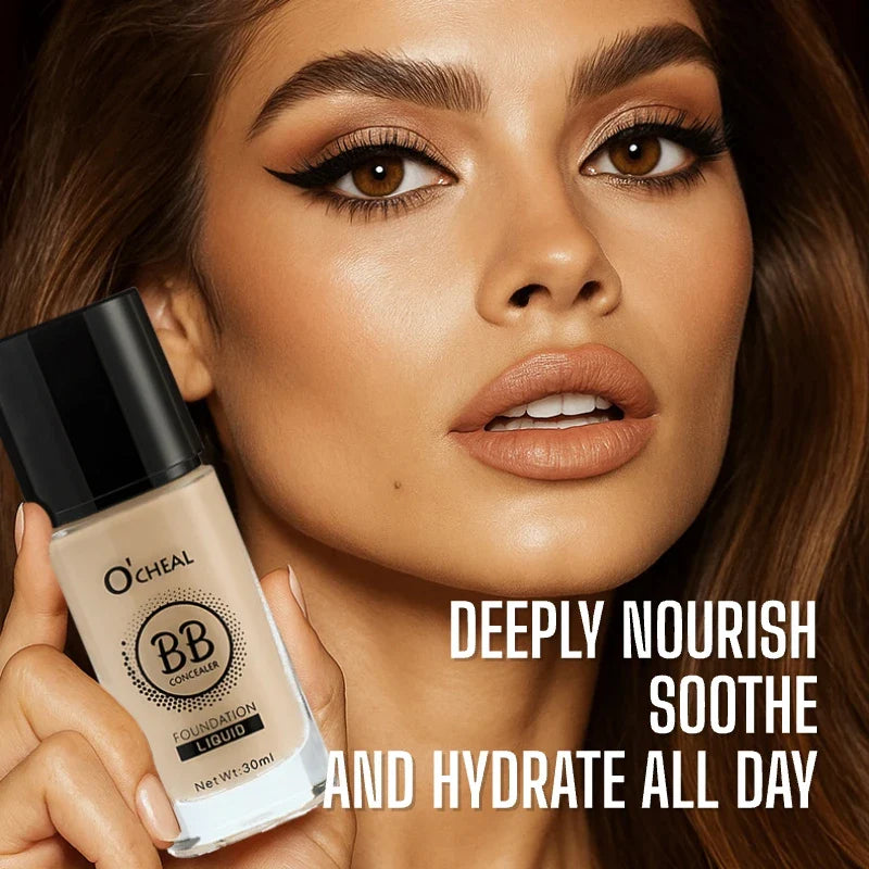 Full Coverage Foundation - Waterproof, Long-Lasting, Matte Finish, Ideal for Hiding Dark Circles Natural Look - All Skin Types