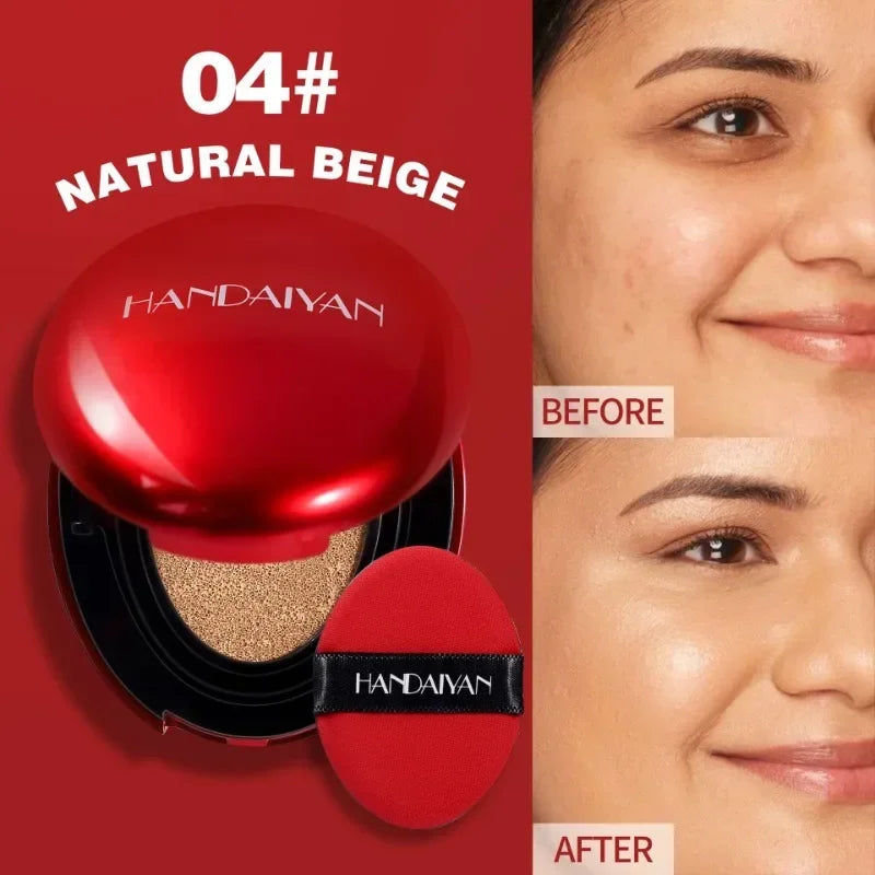 Face Air Cushion Foundation 6 Colors Concealer Foundation Lasting Full Coverage Liquid Foundation Moisturizing BB Cream Makeup