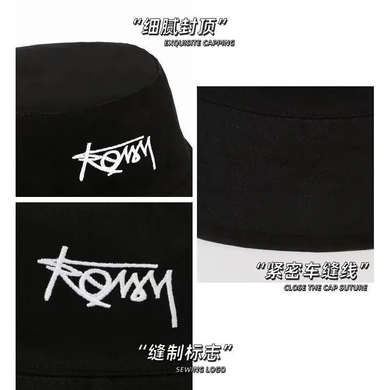 Double-sided Wear Bucket Hats for Men Women Japanese Graffiti Letter Outdoor Sun Caps Unisex Wide Brim Foldable Fisherman Gorrs - Premium  from Lizard Vigilante - Just $5.99! Shop now at Lizard Vigilante